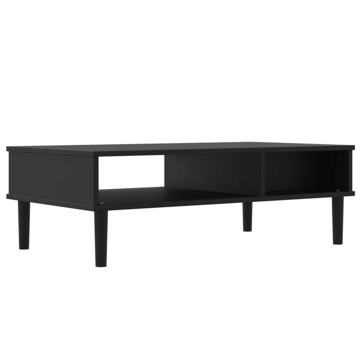Masă De Cafea Senja Aspect Ratan 100X55X33 Cm Lemn Masiv