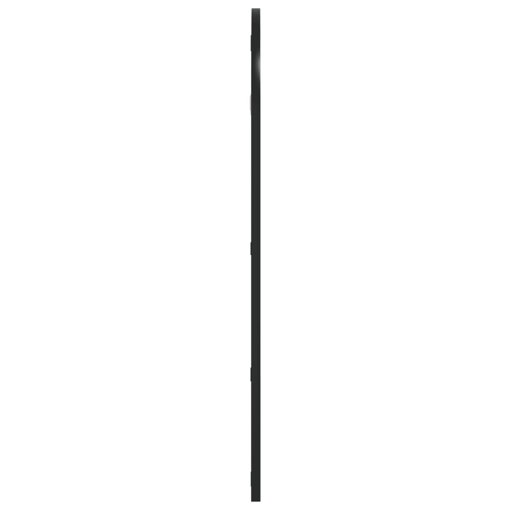 Oglindă De Perete, Negru, , Arcuită, Fier