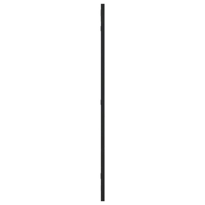 Oglindă De Perete, Negru, , Dreptunghiulară, Fier