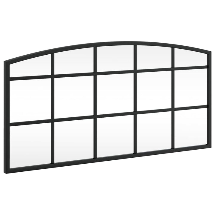 Oglindă De Perete, Negru, , Arcuită, Fier