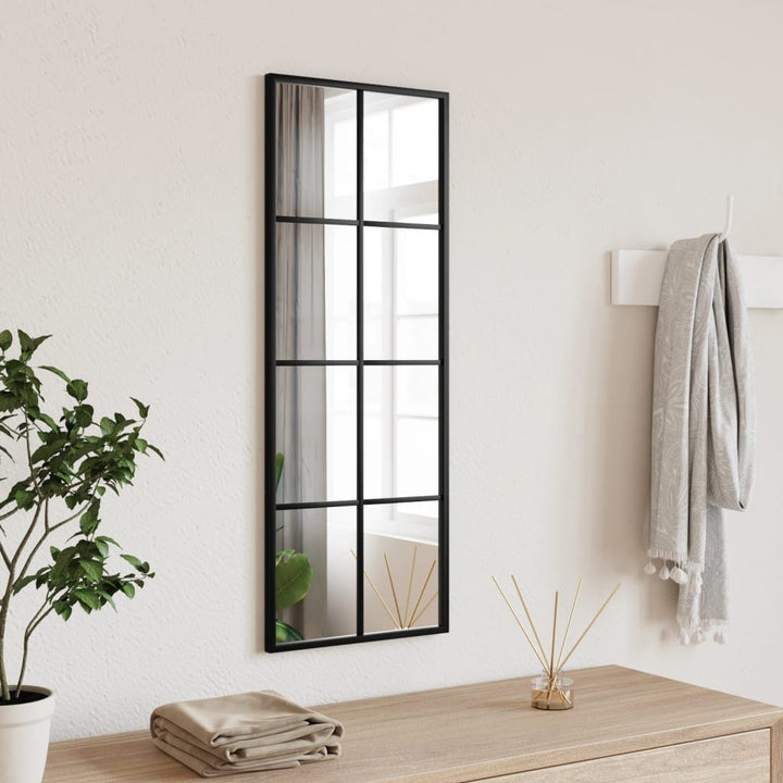 Oglinzi De Perete, 6 Buc., Negru, 100X60 Cm, Metal