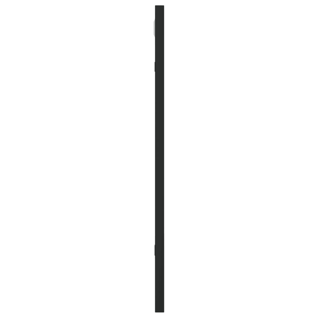 Oglindă De Perete, Negru, , Dreptunghiulară, Fier