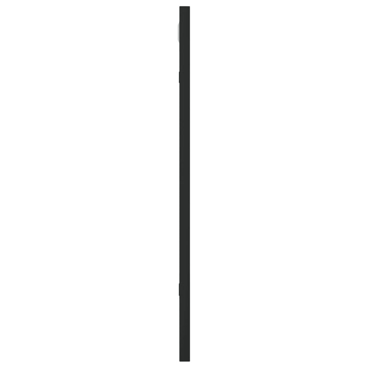 Oglindă De Perete, Negru, , Dreptunghiulară, Fier