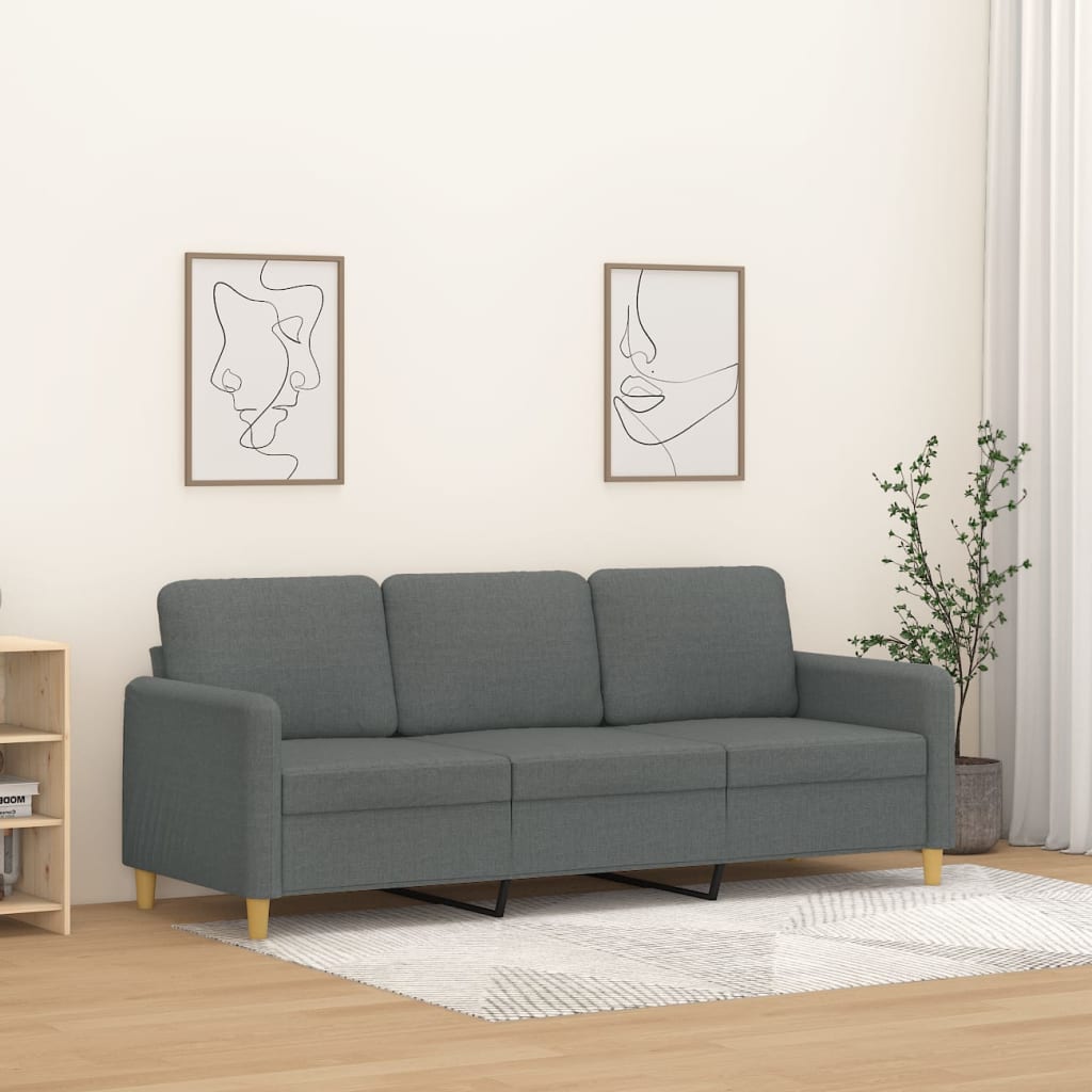 Canapea Cu 3 Locuri, , , Material Textil