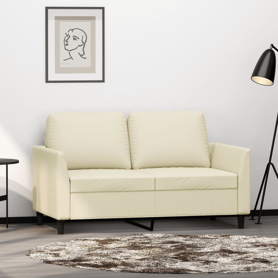 Canapea Cu 2 Locuri, , 120 Cm, Piele Ecologică
