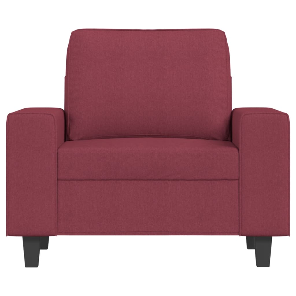 Fotoliu Canapea, Roșu Vin, , Material Textil