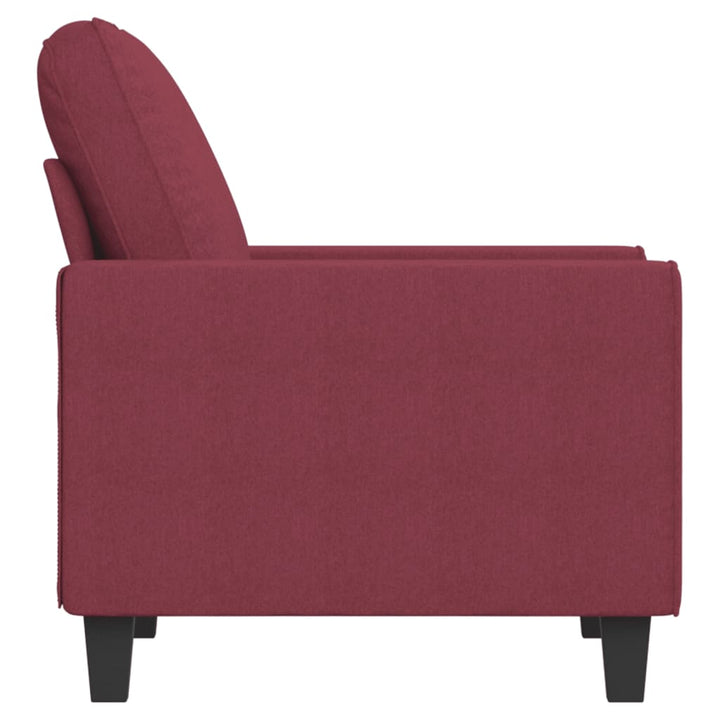 Fotoliu Canapea, Roșu Vin, , Material Textil