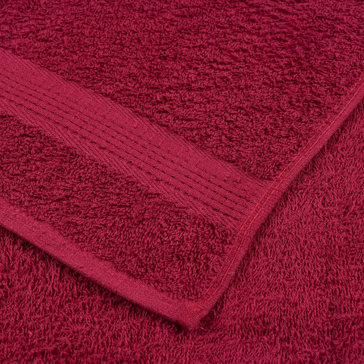 Set Prosoape 6 Piese Bordeaux 360 G/M² 100% Bumbac