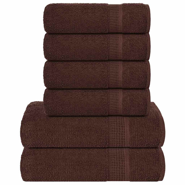 Set Prosoape 6 Piese Bordeaux 360 G/M² 100% Bumbac