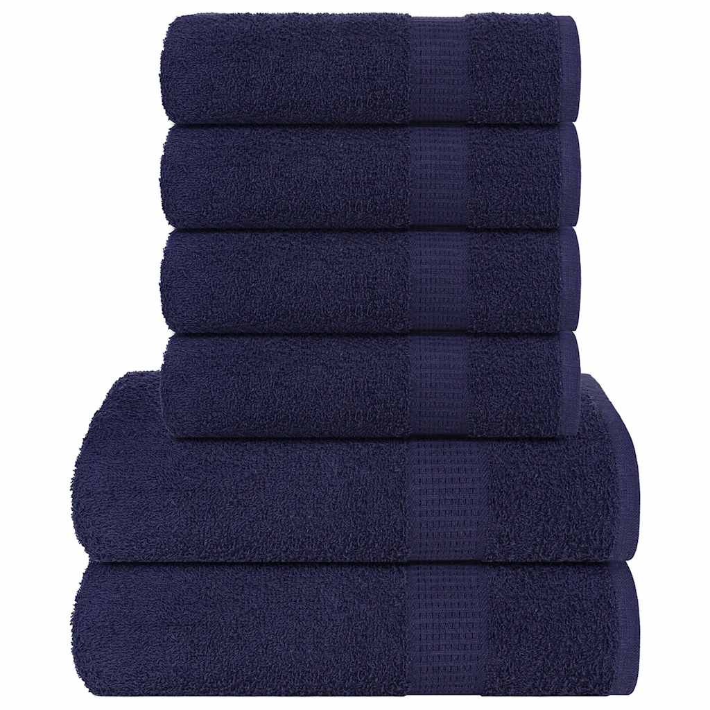 Set Prosoape 6 Piese Bordeaux 360 G/M² 100% Bumbac