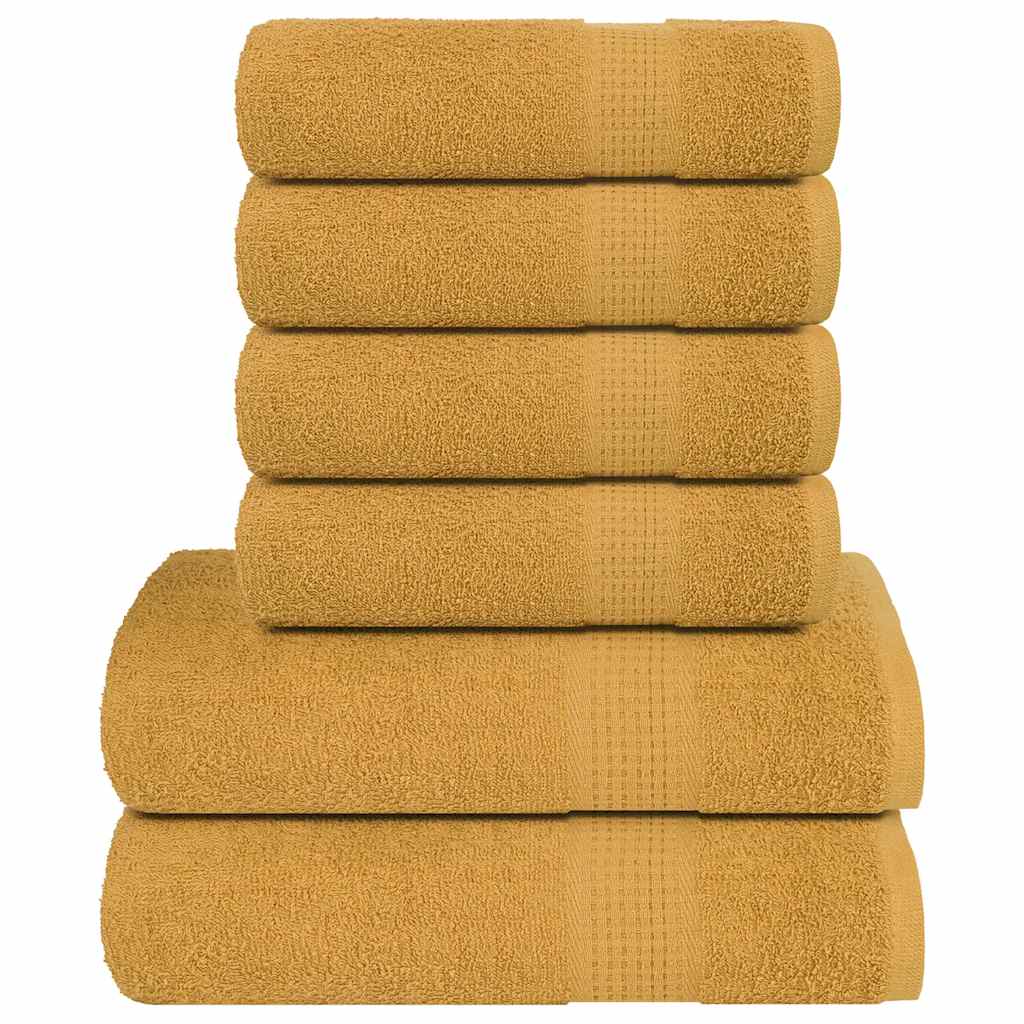 Set Prosoape 6 Piese Bordeaux 360 G/M² 100% Bumbac
