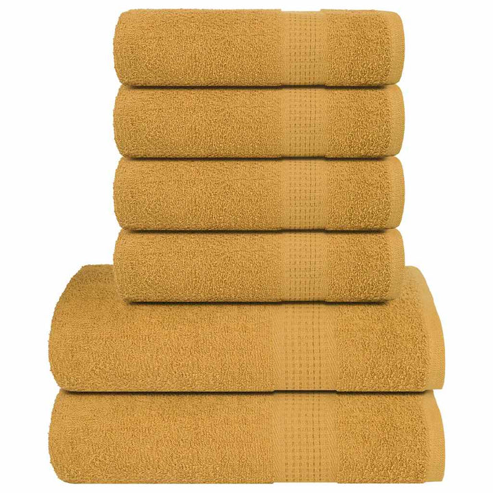 Set Prosoape 6 Piese Bordeaux 360 G/M² 100% Bumbac