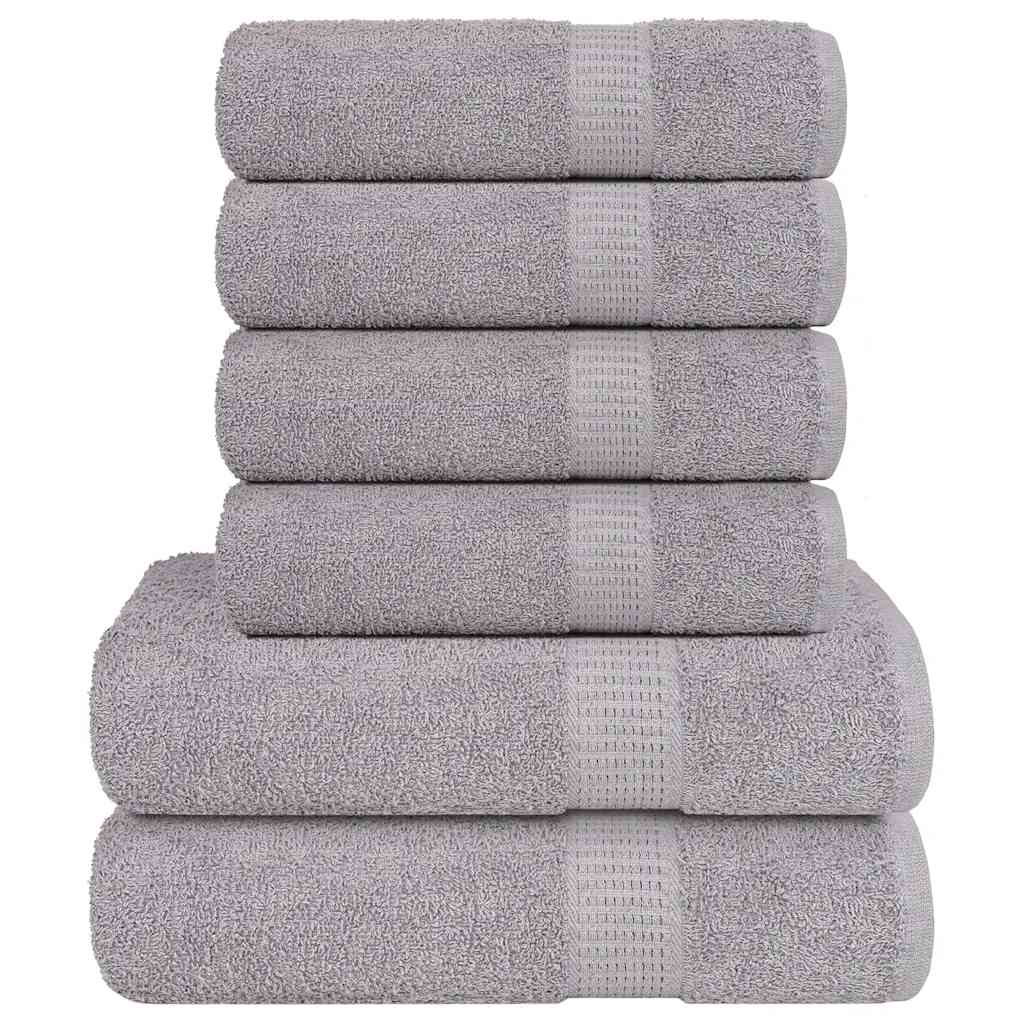 Set Prosoape 6 Piese Bordeaux 360 G/M² 100% Bumbac