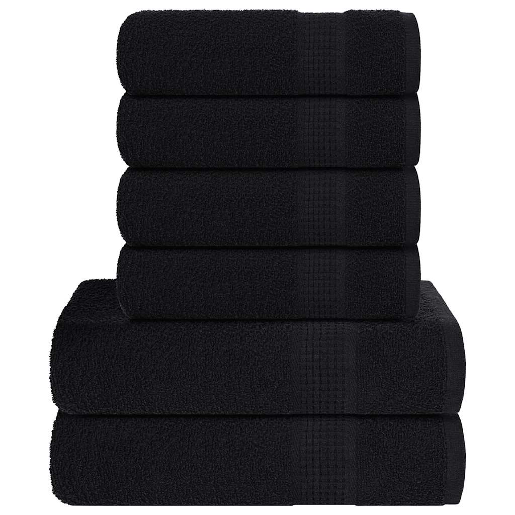 Set Prosoape 6 Piese Bordeaux 360 G/M² 100% Bumbac