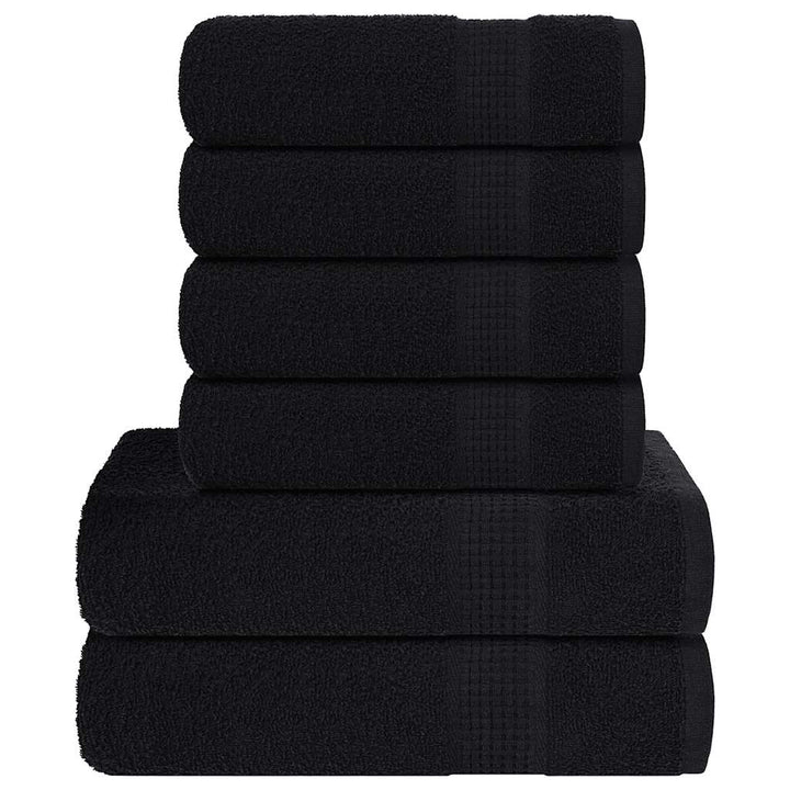 Set Prosoape 6 Piese Bordeaux 360 G/M² 100% Bumbac