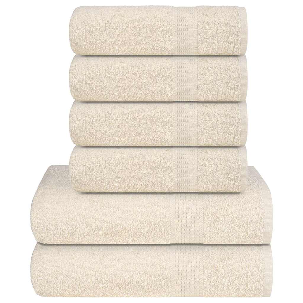 Set Prosoape 6 Piese Bordeaux 360 G/M² 100% Bumbac