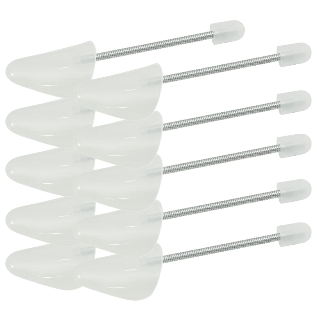 Calapoade De Pantofi, 5 Perechi, Alb, Eu , Plastic