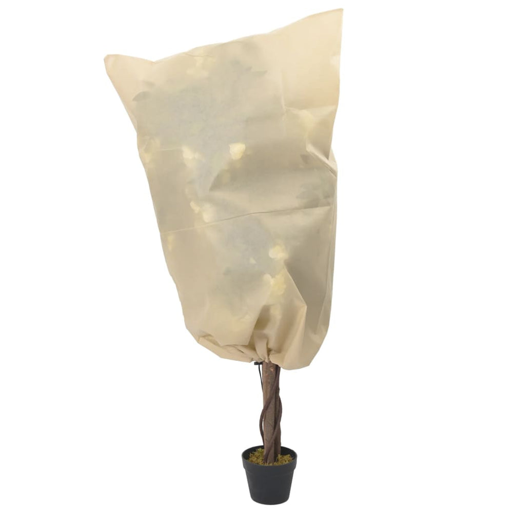Huse De Fleece Pentru Plante Cu Șnur 4 Buc 70 G/M² 0,8X0,8 M