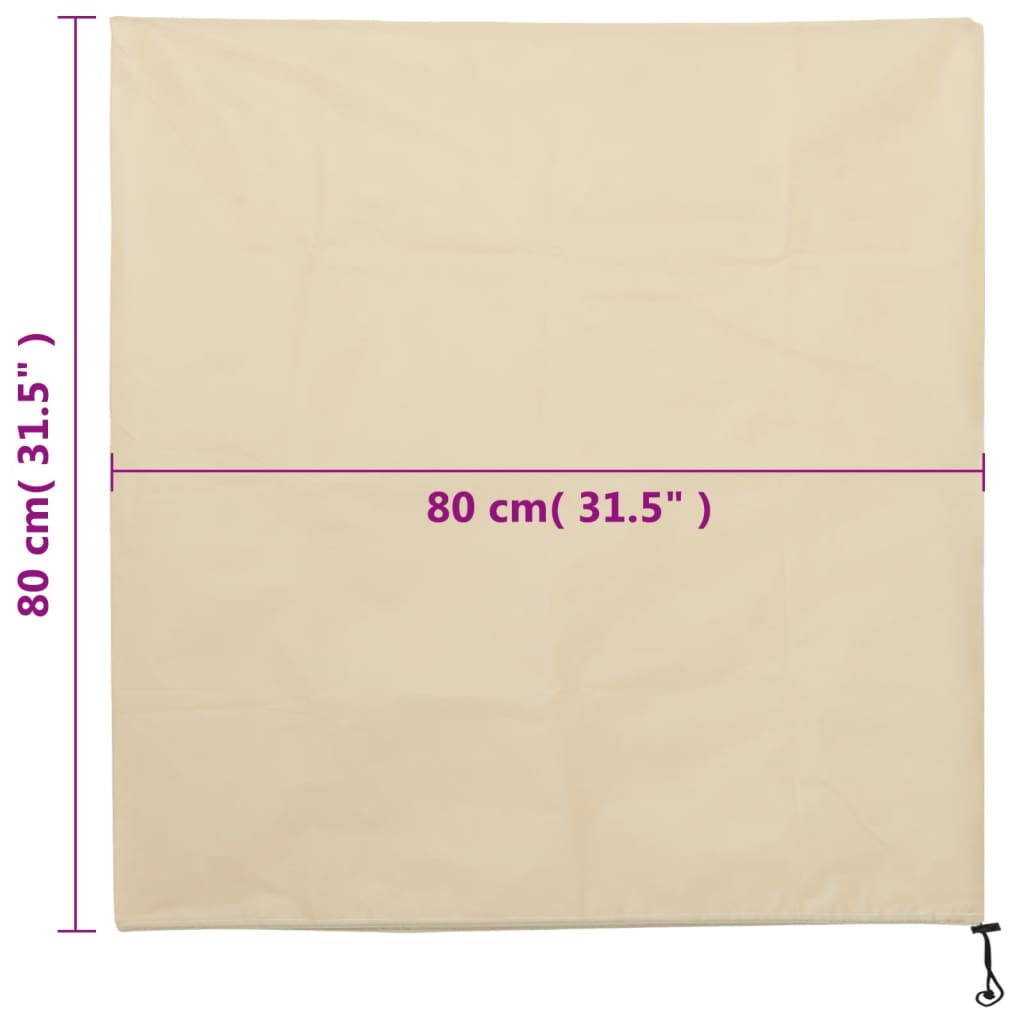 Huse De Fleece Pentru Plante Cu Șnur 4 Buc 70 G/M² 0,8X0,8 M