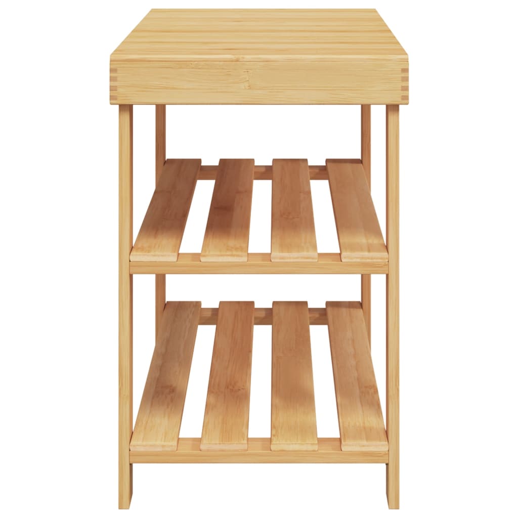 Suport De Pantofi Cu 3 Niveluri, 70X27,5X45 Cm, Bambus