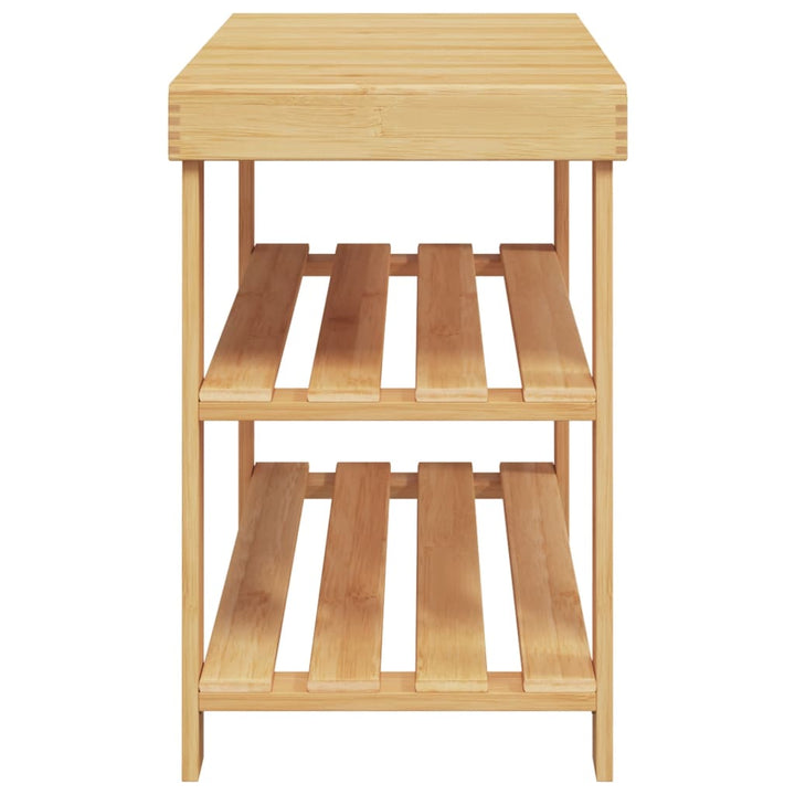 Suport De Pantofi Cu 3 Niveluri, 70X27,5X45 Cm, Bambus