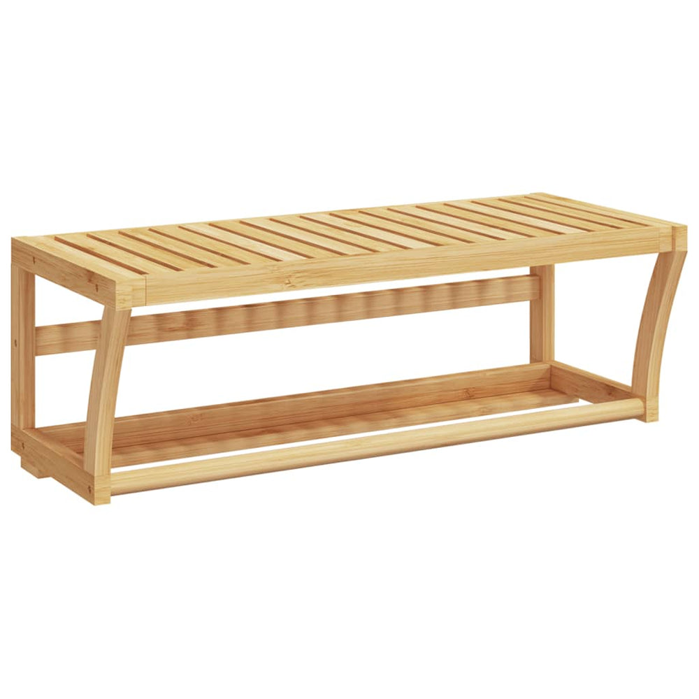 Raft De Prosoape Pentru Perete, 60X25X20 Cm, Bambus