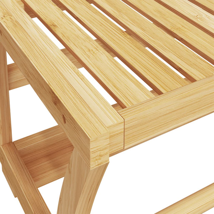 Raft De Prosoape Pentru Perete, 60X25X20 Cm, Bambus