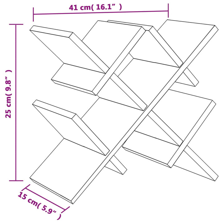 Raft De Vin, Pentru 5 Sticle, 41X15X25 Cm, Bambus