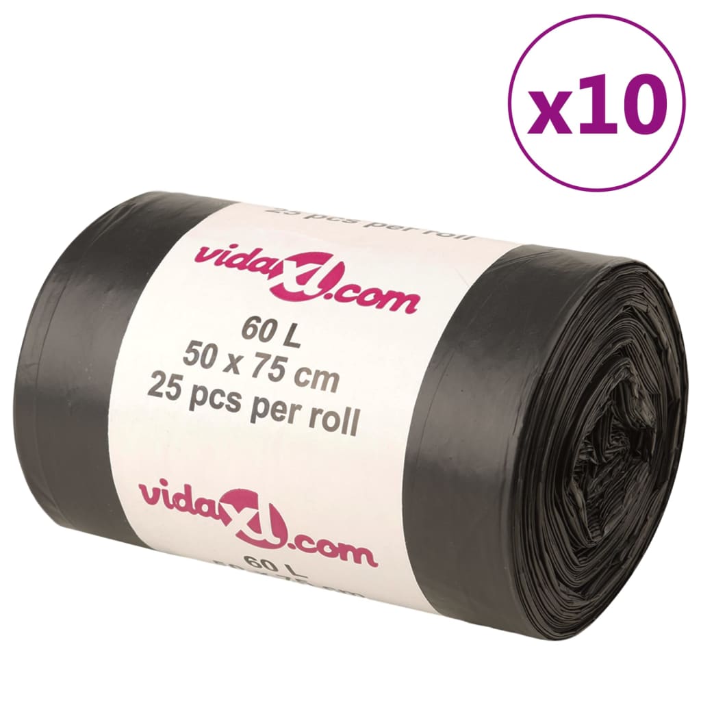 Saci De Gunoi 250 Buc. Negru