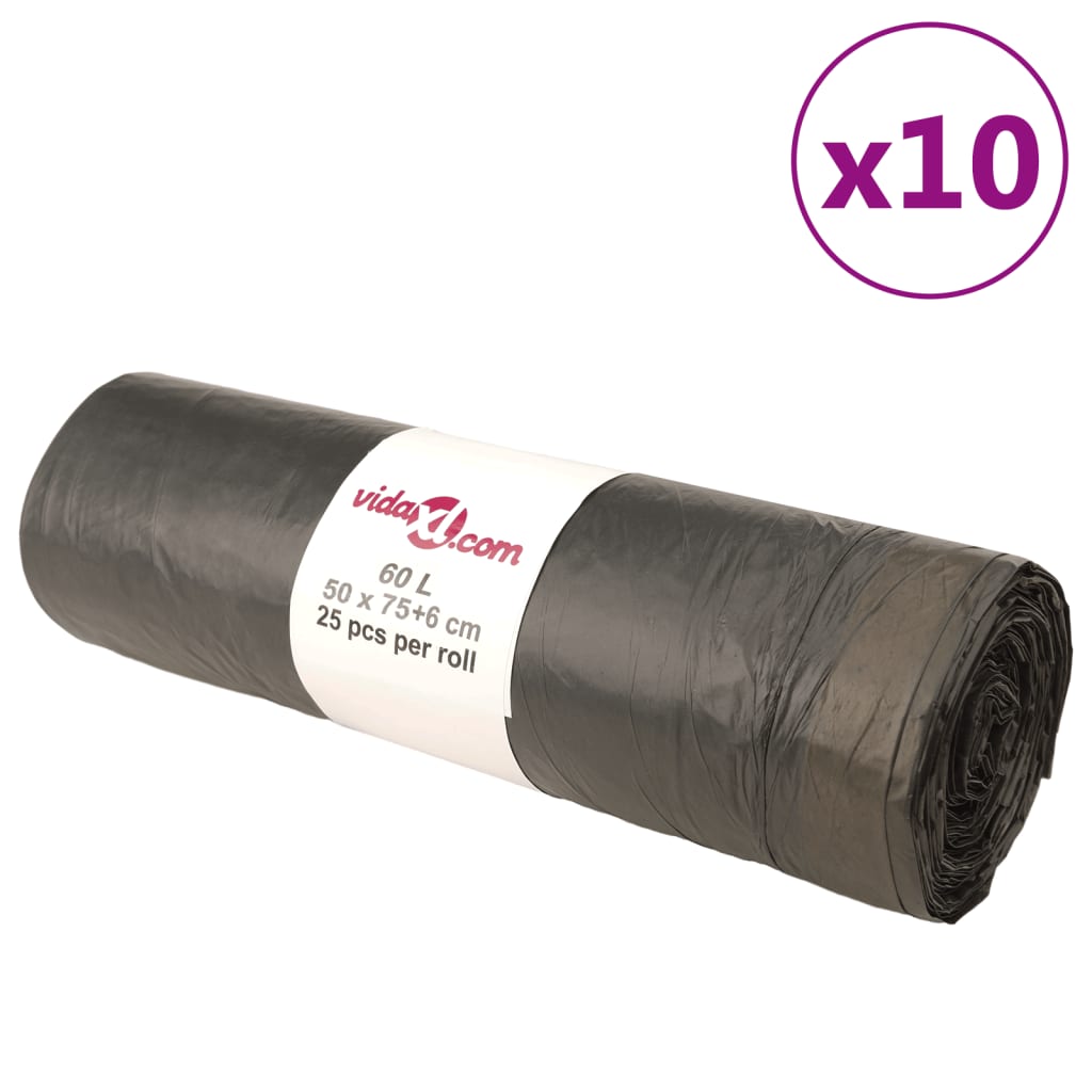 Saci De Gunoi 250 Buc. Negru