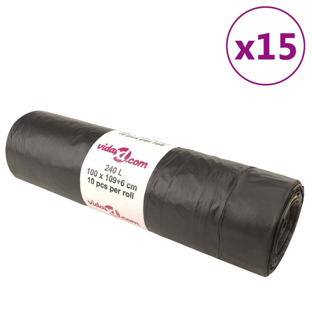 Saci De Gunoi 250 Buc. Negru
