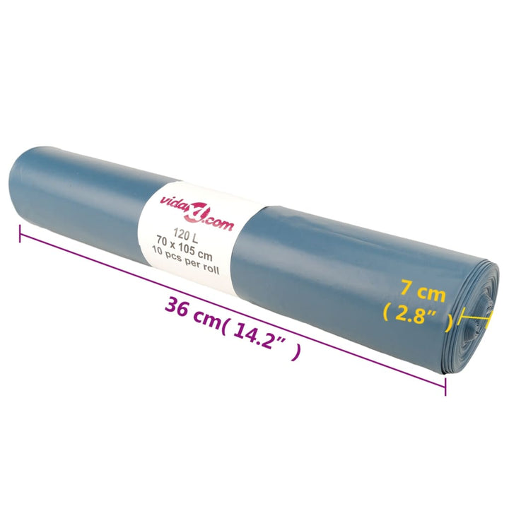 Saci De Gunoi 100 Buc. Albastru
