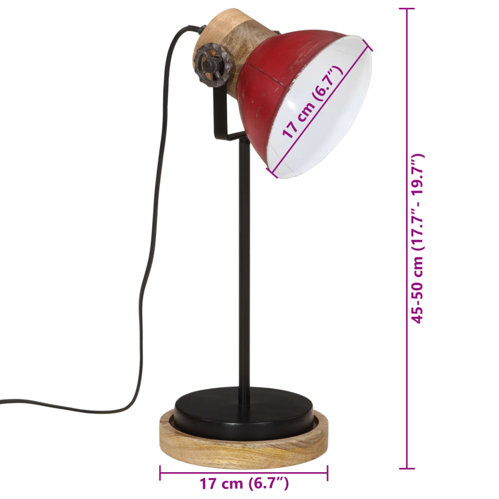 Lampă De Birou 25 W, Uzat, 17X17X50 Cm, E27