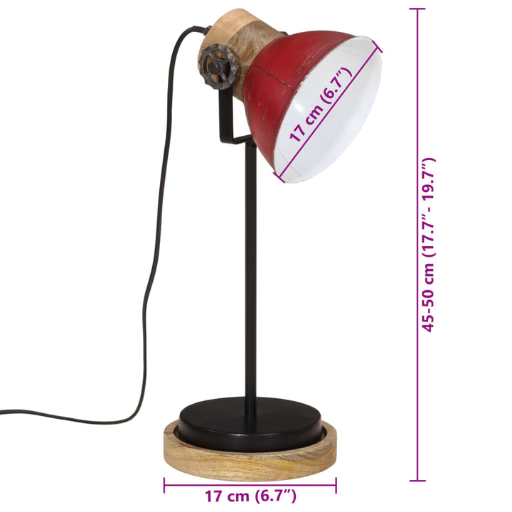 Lampă De Birou 25 W, Uzat, 17X17X50 Cm, E27