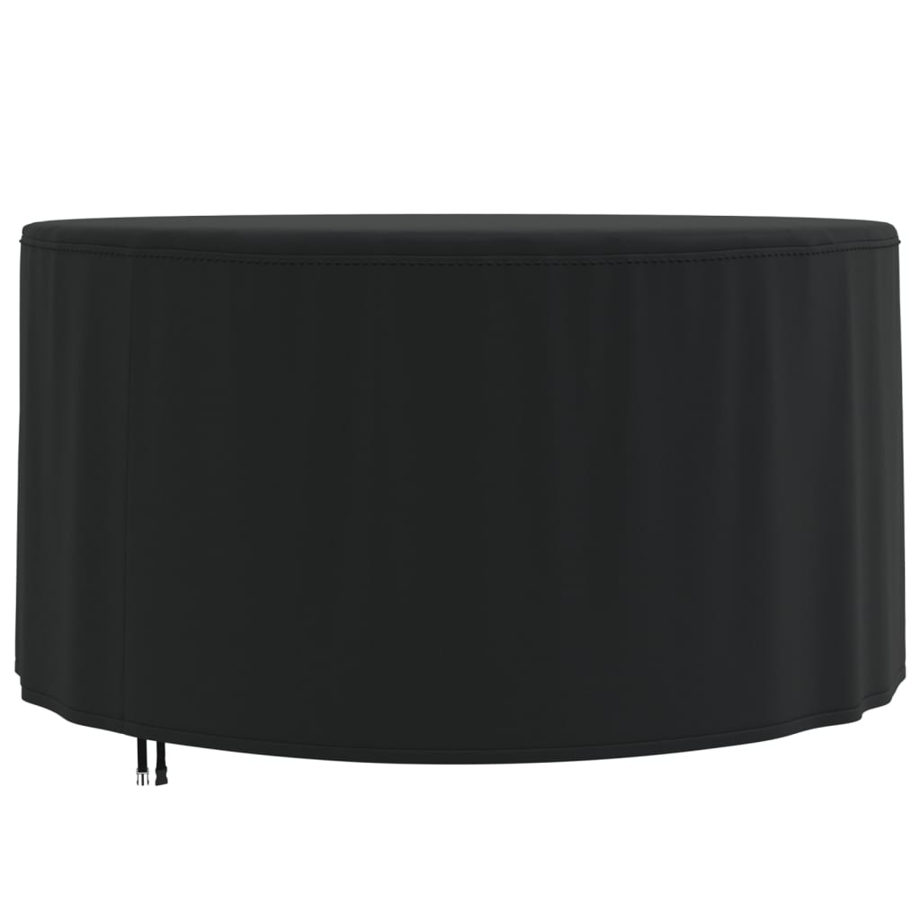 Husă Mobilier De Grădină Rotundă Negru Ø Oxford 420D