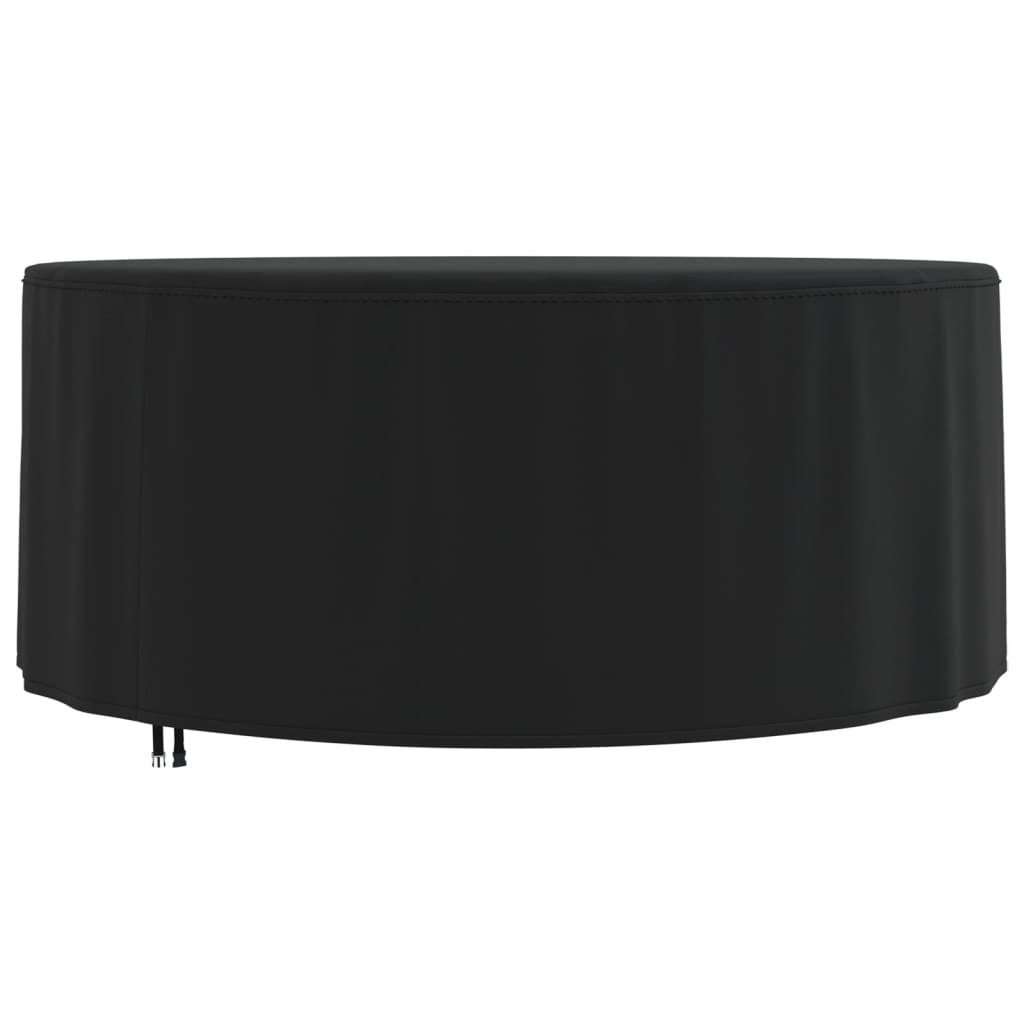 Husă Mobilier De Grădină Rotundă Negru Ø Oxford 420D