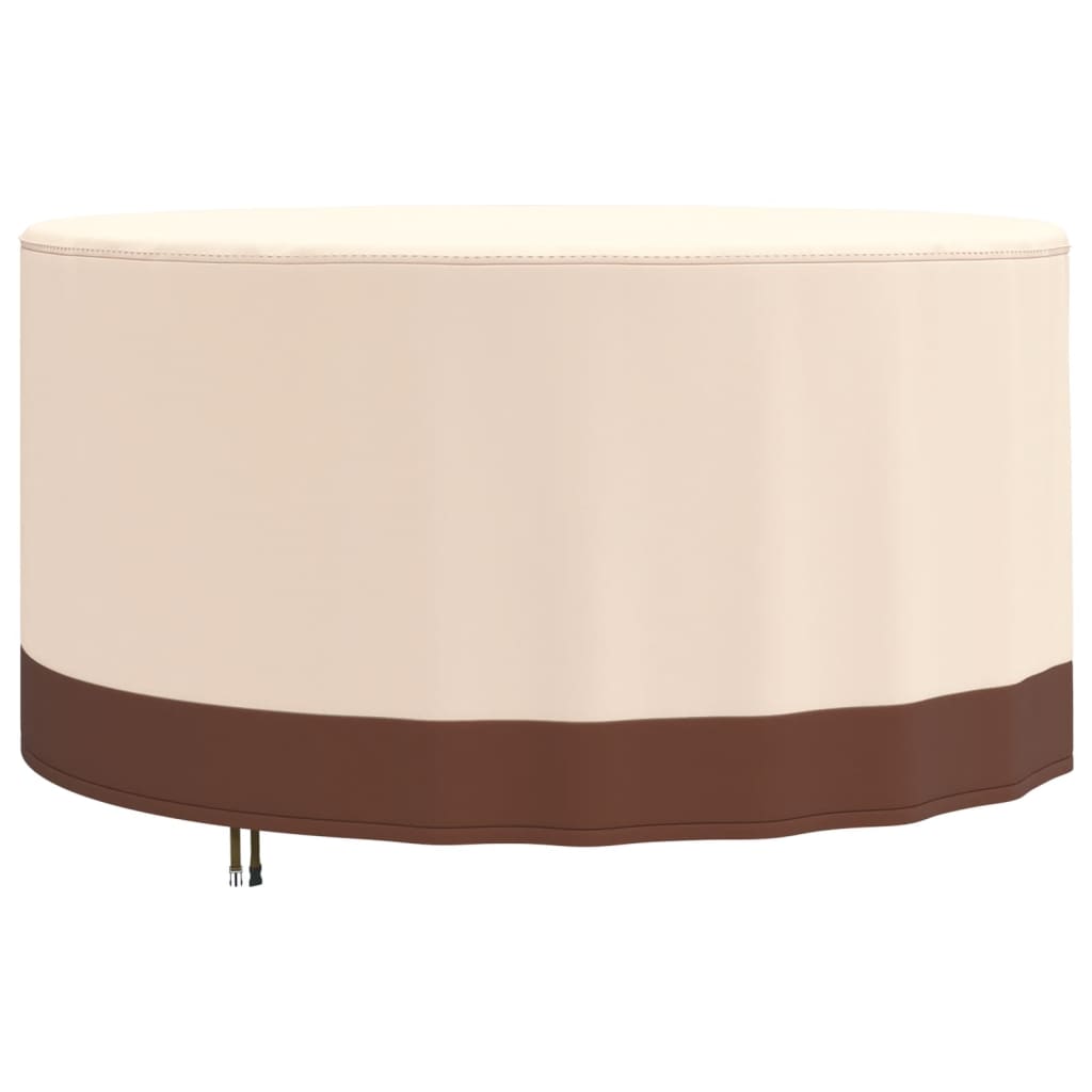 Husă Mobilier De Grădină Rotundă, Bej, Ø Oxford 600D