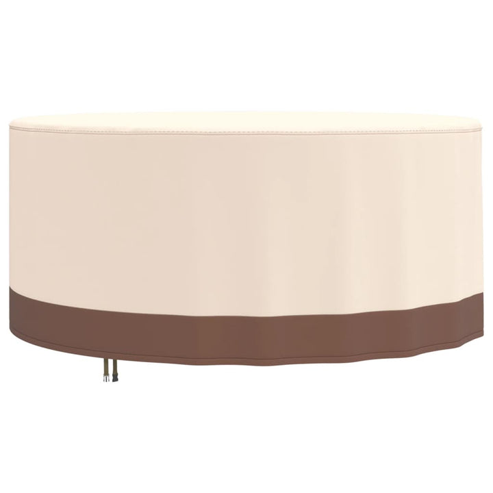 Husă Mobilier De Grădină Rotundă, Bej, Ø Oxford 600D