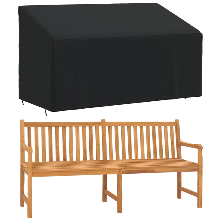 Husă Banchetă Cu 3 Locuri, Negru, , Oxford 420D