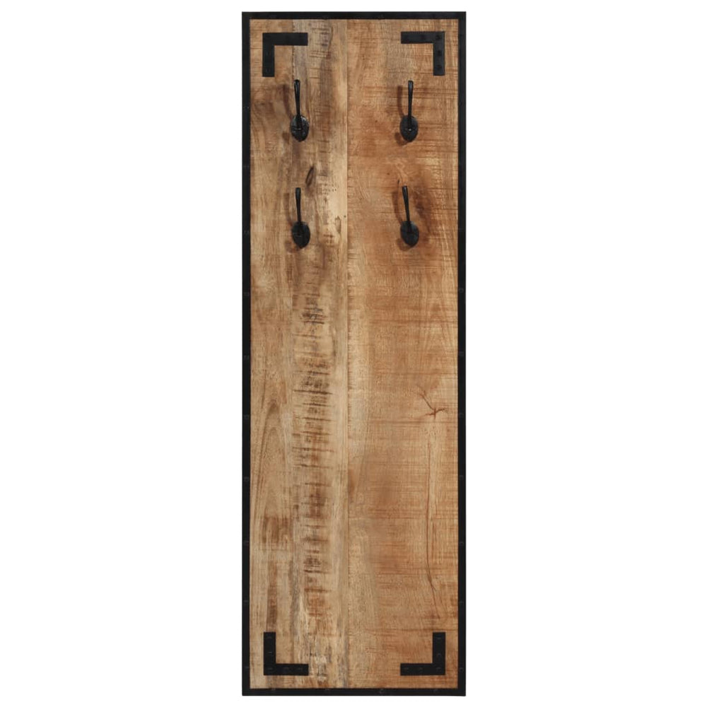Cuier Pentru Haine, 35X8X110 Cm, Lemn Masiv De Mango Brut
