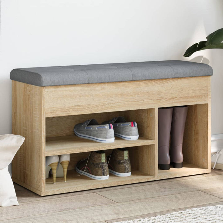 Bancă De Pantofi, , 82X32X45,5 Cm, Lemn Prelucrat