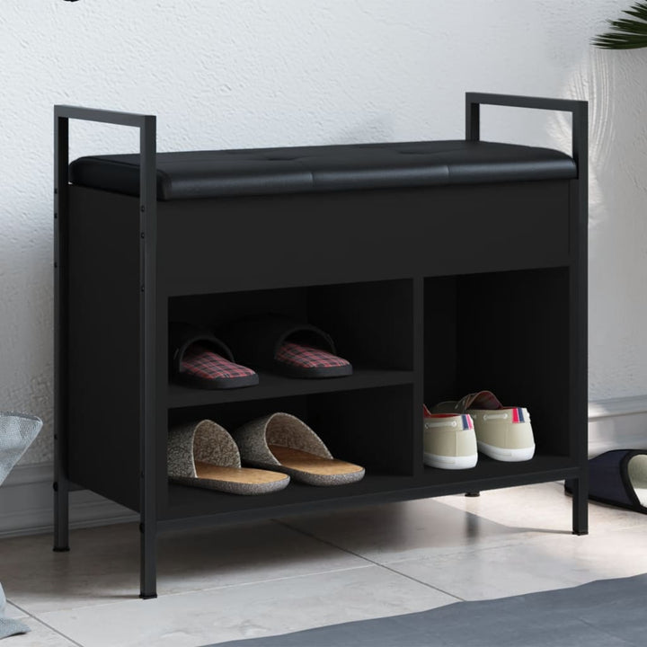 Bancă De Pantofi, Gri Sonoma, 65,5X32X57,5 Cm, Lemn Prelucrat