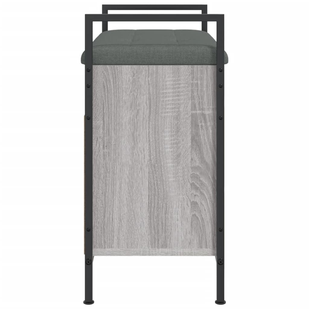 Bancă De Pantofi, Gri Sonoma, 65,5X32X57,5 Cm, Lemn Prelucrat