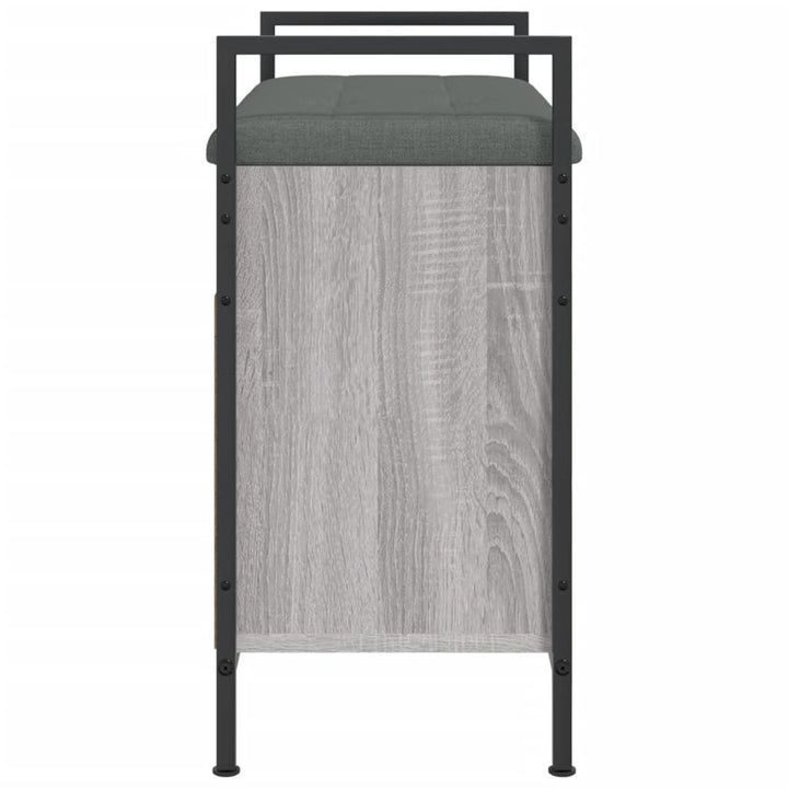 Bancă De Pantofi, Gri Sonoma, 65,5X32X57,5 Cm, Lemn Prelucrat