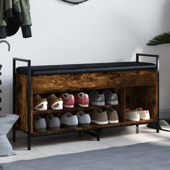 Bancă De Pantofi, Gri Sonoma, 65,5X32X57,5 Cm, Lemn Prelucrat