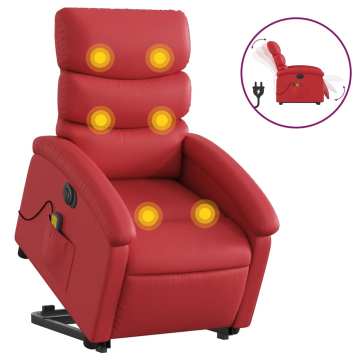 Vixl Fotoliu Electric Masaj Rabatabil Cu Ridicare,