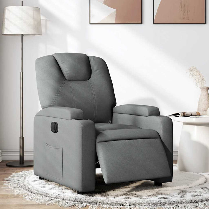Vixl Fotoliu Electric De Masaj Rabatabil, Roșu Vin, Textil