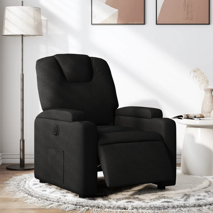 Vixl Fotoliu Electric De Masaj Rabatabil, Roșu Vin, Textil