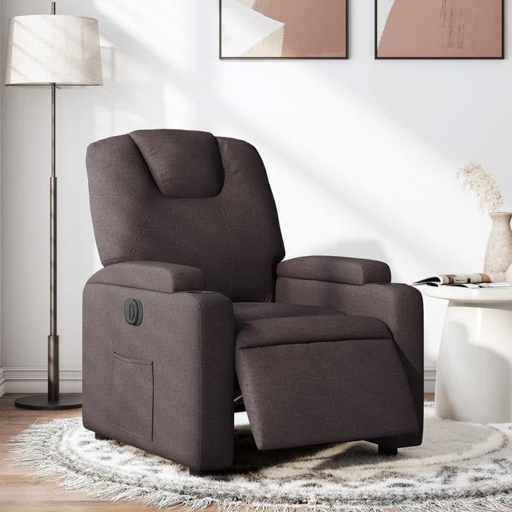 Vixl Fotoliu Electric De Masaj Rabatabil, Roșu Vin, Textil