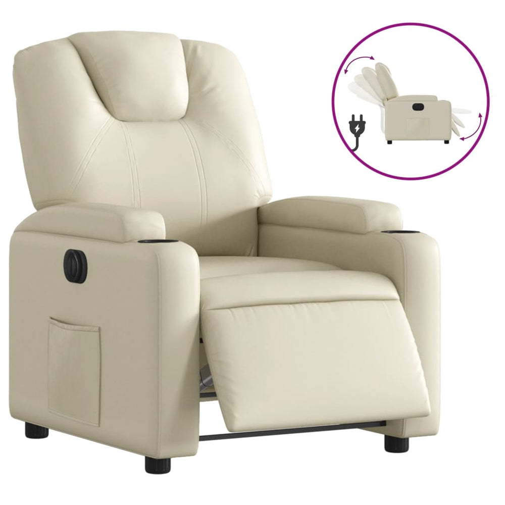 Fotoliu Rabatabil Electric, , Piele Ecologică